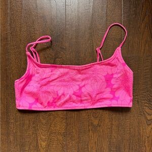 TRIANGL Mica Pitaya Floral bikini top Neon pink flower floral size large